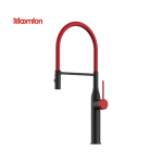 Vòi rửa bát Moomton MT609-1DHRED phong cách Châu Âu